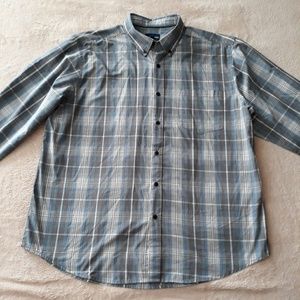 3 for $25 Basic Editions Long Sleeve Plaid Shirt